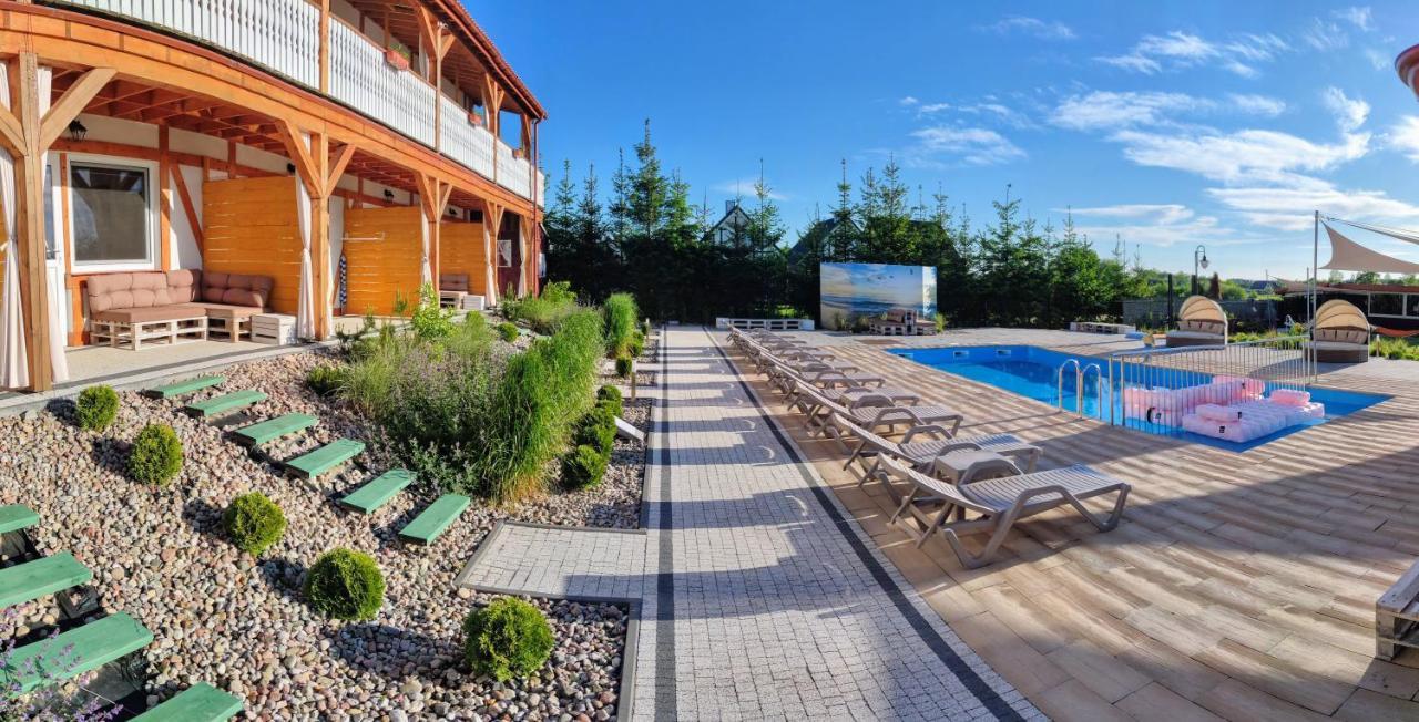 ボボリン Zlociste Zacisze Bed & Breakfast エクステリア 写真
